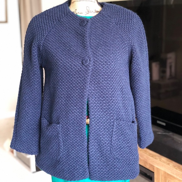 Zara girls navy jacket - Picture 1 of 8